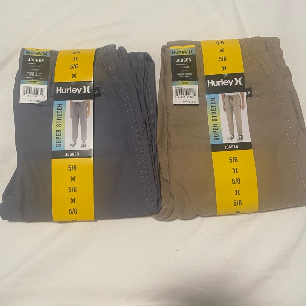 2 Pair Youth size 5/6 Joggers from Hurley